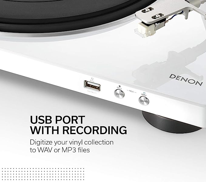 Denon dp-400 bianco - giradischi