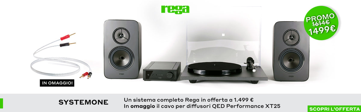 HiFi Record • Rega Systemone: sistema completo per l'ascolto in vinile in  offerta!