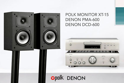 Denon Pma600 + dcd600 + diffusori polk XT15