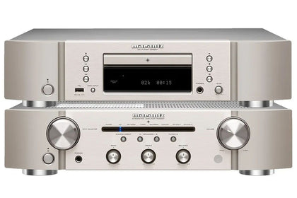 Marantz pm6007 + cd6007 silver amplificatore e lettore cd cavo focal omaggio