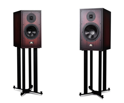 Castle Duke mogano diffusori 2 vie bass reflex con stand dedicati inclusi