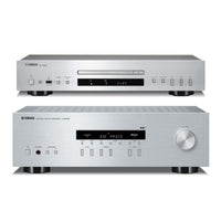 Yamaha Rs202d + cds303 amplificatore e lettore cd colore silver