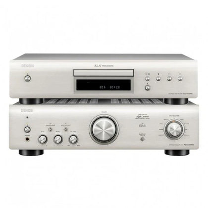 Denon pma600+dcd600 silver amplificatore lettore cd + cavo omaggio