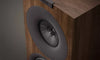 Kef Q Concerto Meta walnut diffusori da scaffale 3 vie