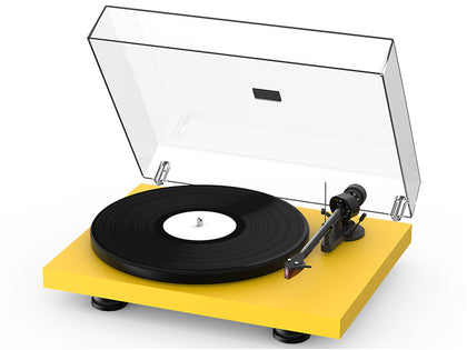 Pro-ject debut carbon evo giallo satinato giradischi con testina ortofon 2m red NUOVO