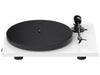 Pro-ject E1 bianco laccato giradischi Plug & Play pre-regolato e tarato in fabbrica